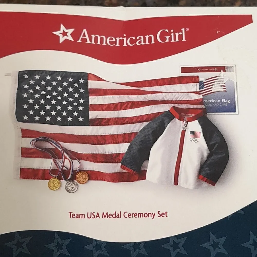 OLYMPICS ...American Girl Team USA Ceremony Set...N.I.B